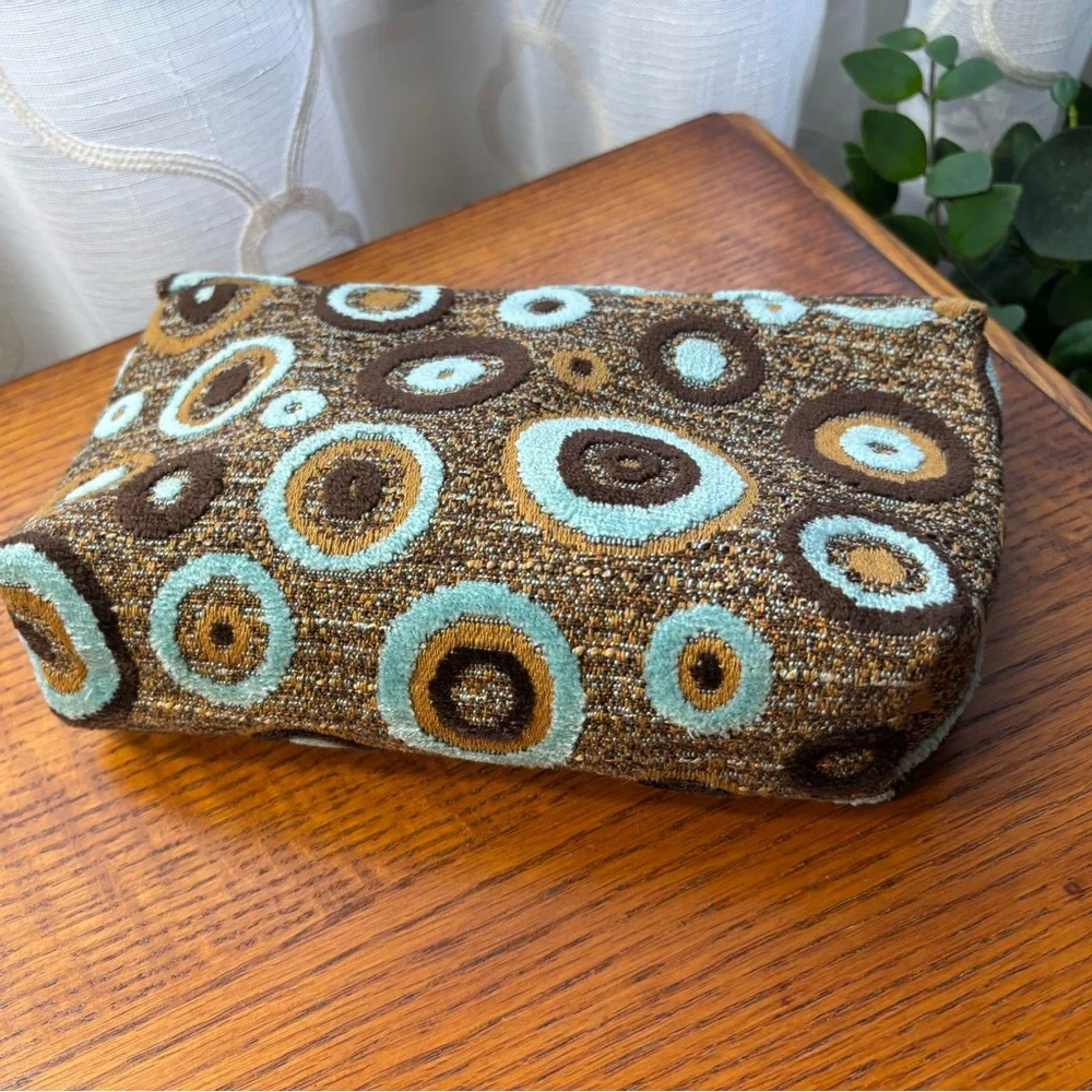 SPECIALTY fabric boho custom CLUTCH BAG Philadelphia designer RARE VIV PICKLES